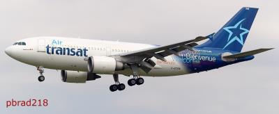 Photo of aircraft C-GTSW operated by Air Transat
