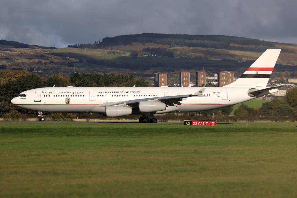 Photo of aircraft SU-GGG operated by Government of Egypt