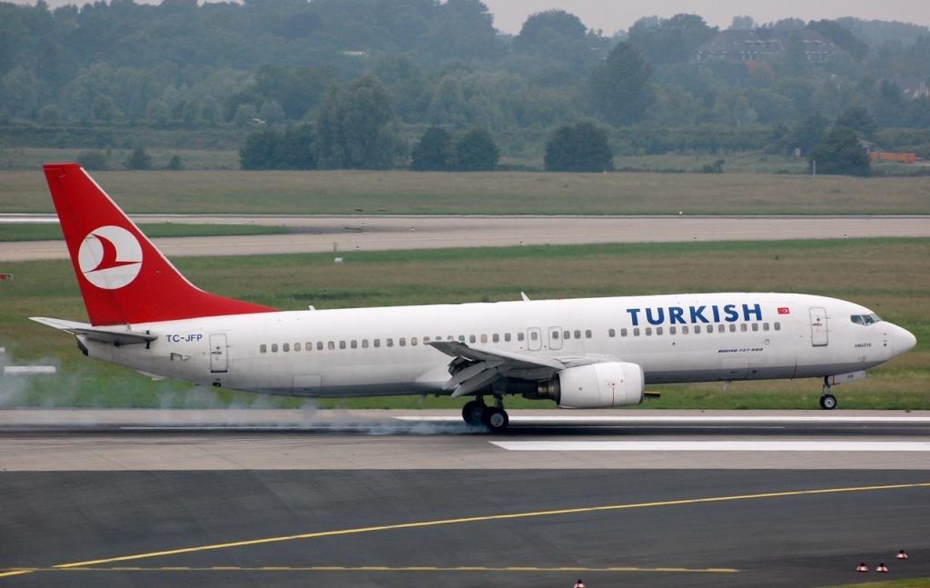 Photo of aircraft TC-JFP operated by Turkish Airlines