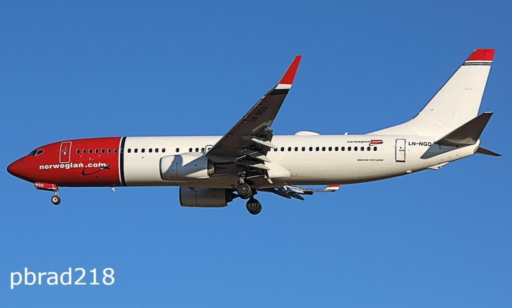 Photo of aircraft LN-NGQ operated by Norwegian Air Shuttle
