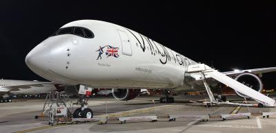 Image of aircraft registration G-VRNB - A A350-1041 operated by Virgin Atlantic Airways