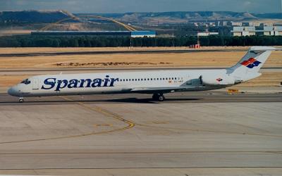 Photo of aircraft EC-HKP operated by Spanair