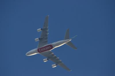 Image of aircraft registration A6-EOU - A A380-861 operated by Emirates