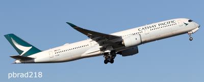 Image of aircraft registration B-LRD - A A350-941 operated by Cathay Pacific Airways