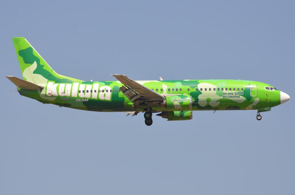 Photo of aircraft ZS-OAF operated by Kulula.com