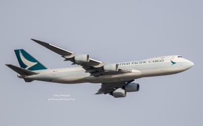 Image of aircraft registration B-LJC - A 747-867F operated by Cathay Pacific Airways