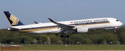 Image of aircraft registration 9V-SMB - A A350-941 operated by Singapore Airlines