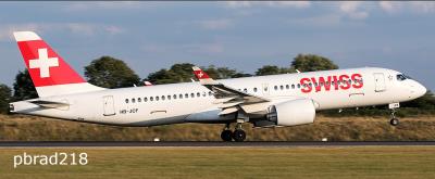 Photo of aircraft HB-JCF operated by Swiss