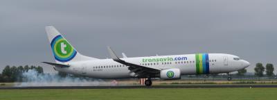 Image of aircraft registration PH-HZO - A 737-8K2(WL) operated by Transavia