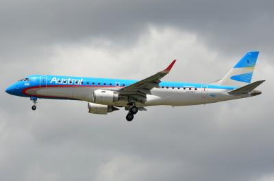 Photo of aircraft LV-CET operated by Austral Lineas Aereas
