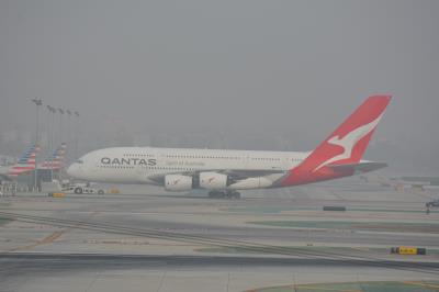 Image of aircraft registration VH-OQL - A A380-842 operated by Qantas