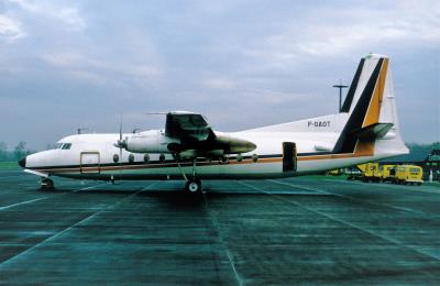 Image of aircraft registration F-GAOT - A Fokker F-27-100 operated by Uni-Air