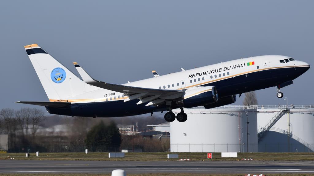 Photo of aircraft TZ-PRM operated by Mali Government