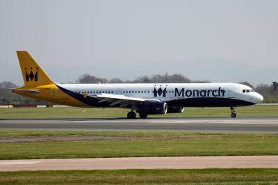 Photo of aircraft G-OZBZ operated by Monarch Airlines