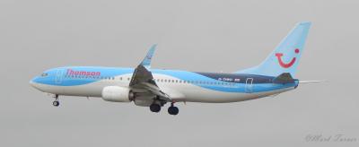 Image of aircraft registration G-TAWU - A 737-8K5(WL) operated by Thomson Airways