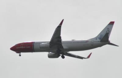 Image of aircraft registration LN-DYW - A 737-8JP(WL) operated by Norwegian Air Shuttle