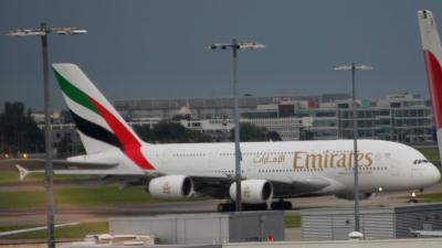 Image of aircraft registration A6-EOO - A A380-861 operated by Emirates
