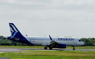 Photo of aircraft SX-DNB operated by Aegean Airlines