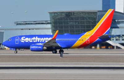 Photo of aircraft N7829B operated by Southwest Airlines