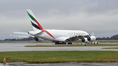 Image of aircraft registration A6-EVG - A A380-842 operated by Emirates