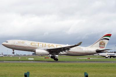 Image of aircraft registration A6-EYQ - A A330-243 operated by Etihad Airways