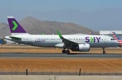 Photo of aircraft CC-AZH operated by Sky Airline