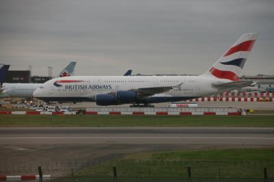 Image of aircraft registration G-XLEC - A A380-841 operated by British Airways